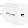 Nabíjačka do siete AlzaPower A110C Fast Charge 20W biela (APW-CCA110W)