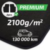 Autokoberce Premium Velúr pre BMW X3, 2017-24 / (G01)