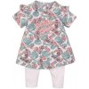 DIRKJE Set 2dielny šaty 74 White+Tropical Multicolor E38407-31-74