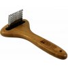 Bamboo Groom Malý hřeben vyčesávací s noži z nerezové oceli