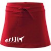 Karate Evolúcia - kop - Športová sukne - two in one - M ( Červená )