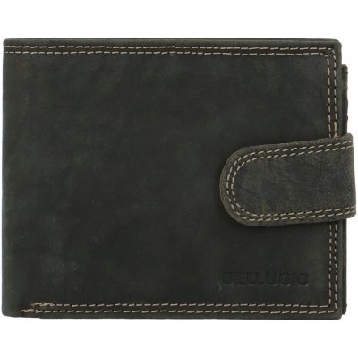 Bellugio Pánska kožená peňaženka Santiago čierna