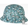 Dráče Funkčný letný klobúk Dráča - Florida 31, šedomodrá, dino Farba: Modrá, Veľkosť: 54-56