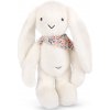 Doudou et Compagnie Paris Doudou Plyšový králík XXL s šátkem bílý 50 cm