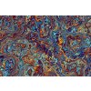 DIMEX | Vliesové fototapety na stenu Pestré mramorové pozadie MS-5-2527 | 375 x 250 cm | modrá, fialová, oranžová + Vliesová fototapeta na stenu DIMEX Pestré mramorové pozadie MS52527 v rozmere 375 x