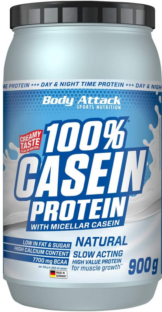 Body Attack 100% Casein Protein, 900 g