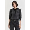 SVETER GANT HOUNDSTOOTH JACQUARD POLO BLACK