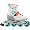 Fitness inline korčule Zealot, CRUISER biela,tyrkysová,oranžová 37