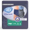 iD Discreet Pants Medium Super modré 12 ks