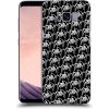 Picasee silikónový čierny obal pre Samsung Galaxy S8 G950F - Separ - White On Black 2