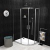 Gelco SIGMA SIMPLY štvrťkruhová sprchová zástena 1200x900mm, R550, L/R, číre sklo GS1290