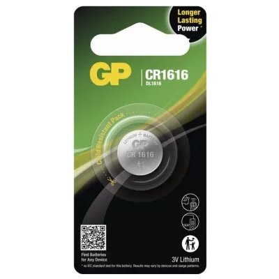 Batéria lítiová gombíková GP CR1616 (B15601)