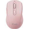 C-TECH WLM-12PK/Ergonomická/Optická/Pre pravákov/1 600 DPI/USB+BT/Ružová WLM-12PK
