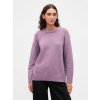 GAP Oversize bavlnený sveter Fialová M Fialová Fialová