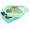 Melii Bento Box krabička na desiatu 1250 ml Ružová