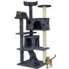 Sammer Škrabací strom v sivej farbe pre mačky HD17056