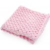 Elsie Puffy deka - teplá pletená baby ružová