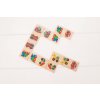 Bigjigs Toys Drevené domino dopravné prostriedky