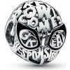 Pandora Strieborná korálka Maska Spider-Mana Marvel 792351C01