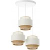 Belis Závesné svietidlo BOHO 3xE27/60W/230V biela/juta H0181 + záruka 3 roky zadarmo