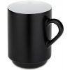 Hrnček keramika sada 2 ks MATTIA čierna