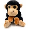 Onwomania plyšová hračka opica primát šimpanz dĺžka 24 cm čierna