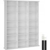 tectake 403618 regál stevie 105,5x19x136,5cm - biela matná