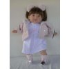 Realistická panenka Alina ve třpytivé bundě a botách od španělské firmy Marina & Pau (Alina Printemps - 45 cm)