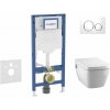 Geberit Duofix Set predstenovej inštalácie, klozetu TECEone a dosky softclose, tlačidlo Sigma20, biela/lesklý chróm SANI11CT3103