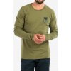 Tričko s dlhými rukávmi Fjallraven Forever Nature Badge L/S - caper green