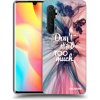 Picasee silikónový prehľadný obal pre Xiaomi Mi Note 10 Lite - Nemysli toľko