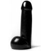 Mister B WAD Spearhead Black, čierne análne dildo 22 x 5,5 cm