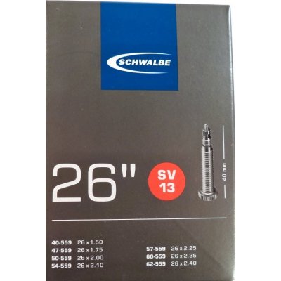 Duša SCHWALBE SV13 26"x1.50-2.40 (40/62-559) FV40mm