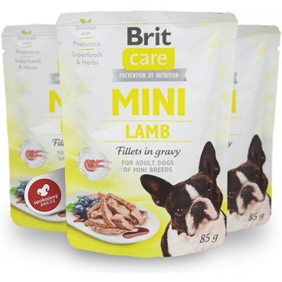 Brit Care Dog kapsička Mini Lamb fillets in gravy 85 g