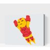 Vymalujsisam.sk Maľovanie podľa čísiel - Iron Man I Veľkosť: 40x50cm, Rám: Na kartónovej doske