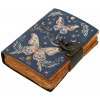 Leather Journals Kožený zápisník s motýly a nápisem „You are Magical“