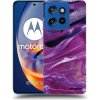 Picasee ULTIMATE CASE pro Motorola Edge 50 Neo - Purple glitter