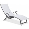 Hliníkové záhradné ležadlo RELAX Grey