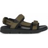 Pánske sandále Geox, U XAND 2S khaki,čierna 41