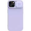 Kryt NILLKIN CamShield pre Apple iPhone 15 Plus - kryt fotoaparátu - silikónový - fialový