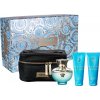 Versace Dylan Turquoise EDT 100 ml + telové mlieko 100 ml + sprchový gél 100 ml + kosmetická taška darčeková sada