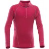 Dievčenské tričko DEVOLD DUO ACTIVE JUNIOR ZIP NECK