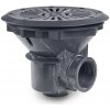 Astralpool Dnová výpusť 210 mm s mriežkou ABS , antracit pre fóliové a prefabrikované bazény