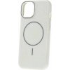 TopQ Zadný kryt Magsafe Slim Shiny pre iPhone 13 strieborný