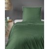 Elegantné posteľné obliečky s lemovkou PURE v zelenej farbe