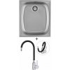 Alveus BASIC 10 fi 90 nerez + Deante NEO LUNO BOC B720 nerezová oceľ