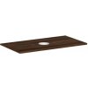 Doska pod umývadlo Hansgrohe Xelu Q 98x1,6x55 cm tmavý orech 54114630
