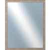 DANTIK - Zarámované zrkadlo - rozmer s rámem cca 80x100 cm z lišty TOOTH malá strieborná (3162)