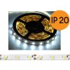 LED lano ECO IP20 studené svetlo 300 diód SMD2835 5m biely substrát.