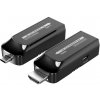 PremiumCord USB-C na HDMI extender přes Cat5e/6/6a 4K@60Hz na 60m